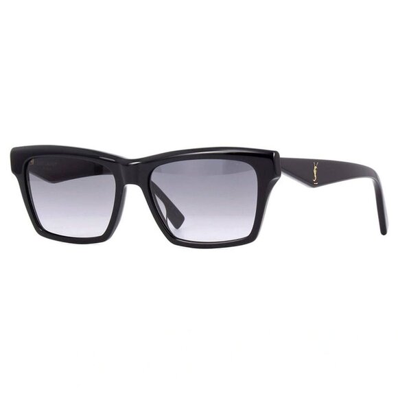 NWT SAINT LAURENT SUNGLASSES BLACK - Picture 1 of 5